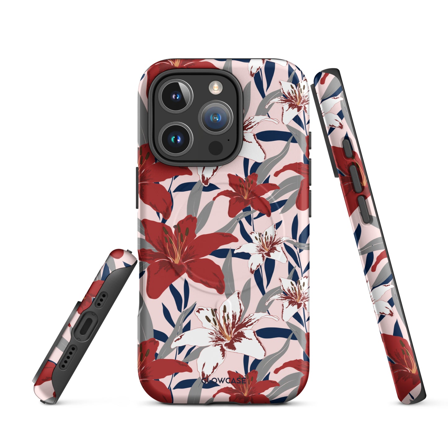 Lys floral iPhone® case MagSafe®