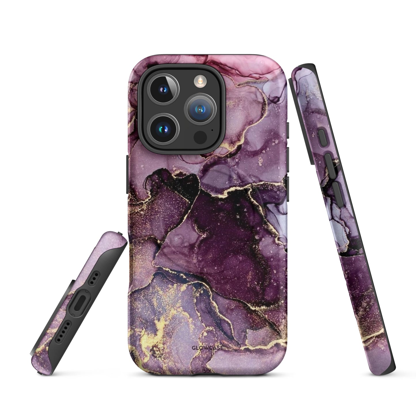 Shades of Purple Marble Effect for iPhone®