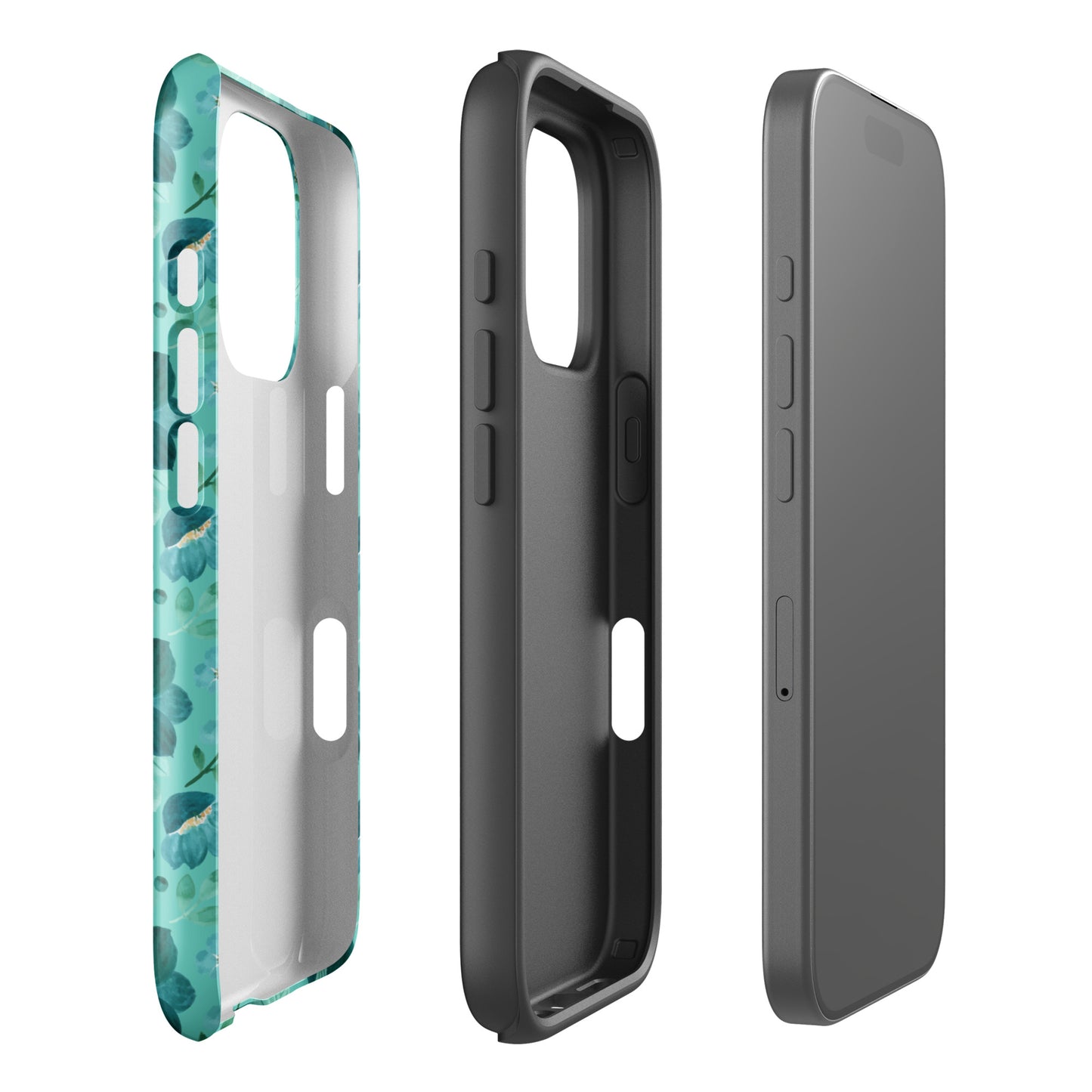 Lovely Blue flowers iPhone® case
