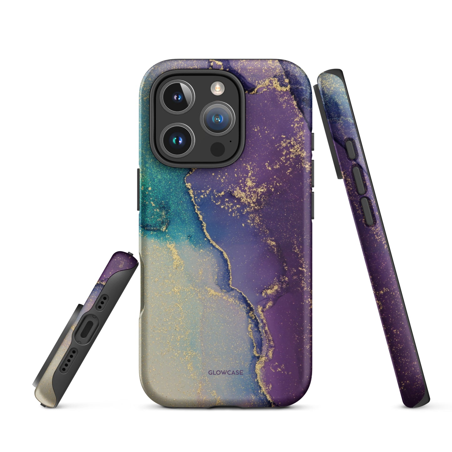 Blue and Purple Marble Effect for iPhone®