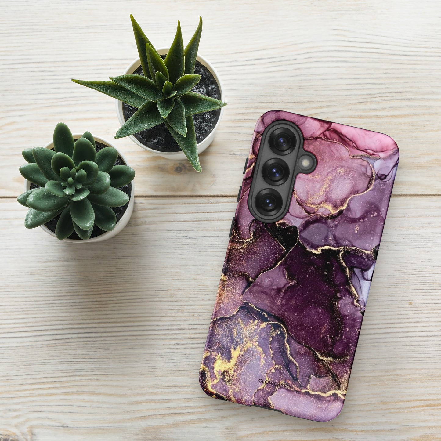 Shades Purple Marble Effect SamsungĀ® case