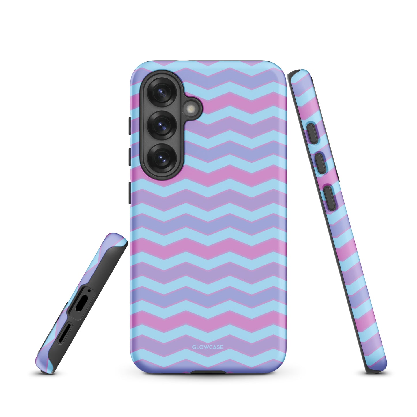 Geometric blue and lilac Samsung® case
