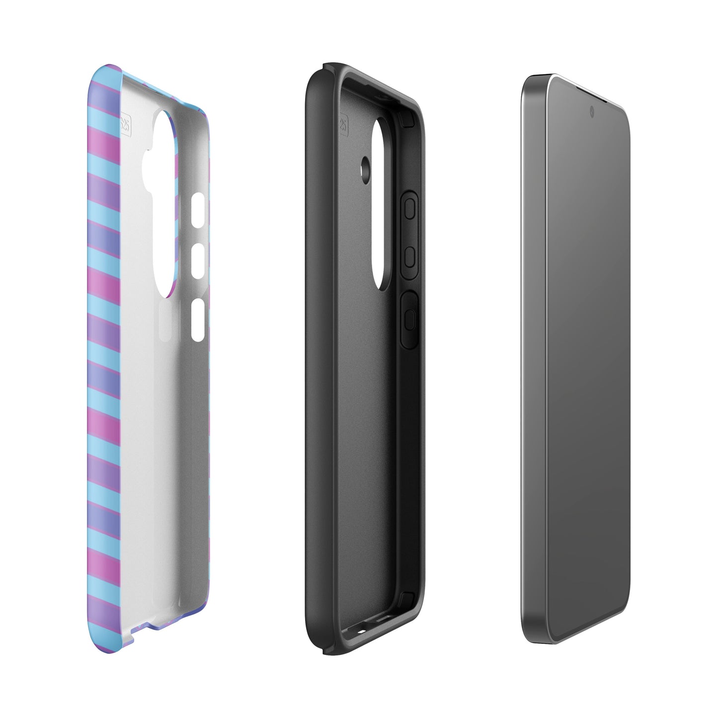 Geometric blue and lilac Samsung® case
