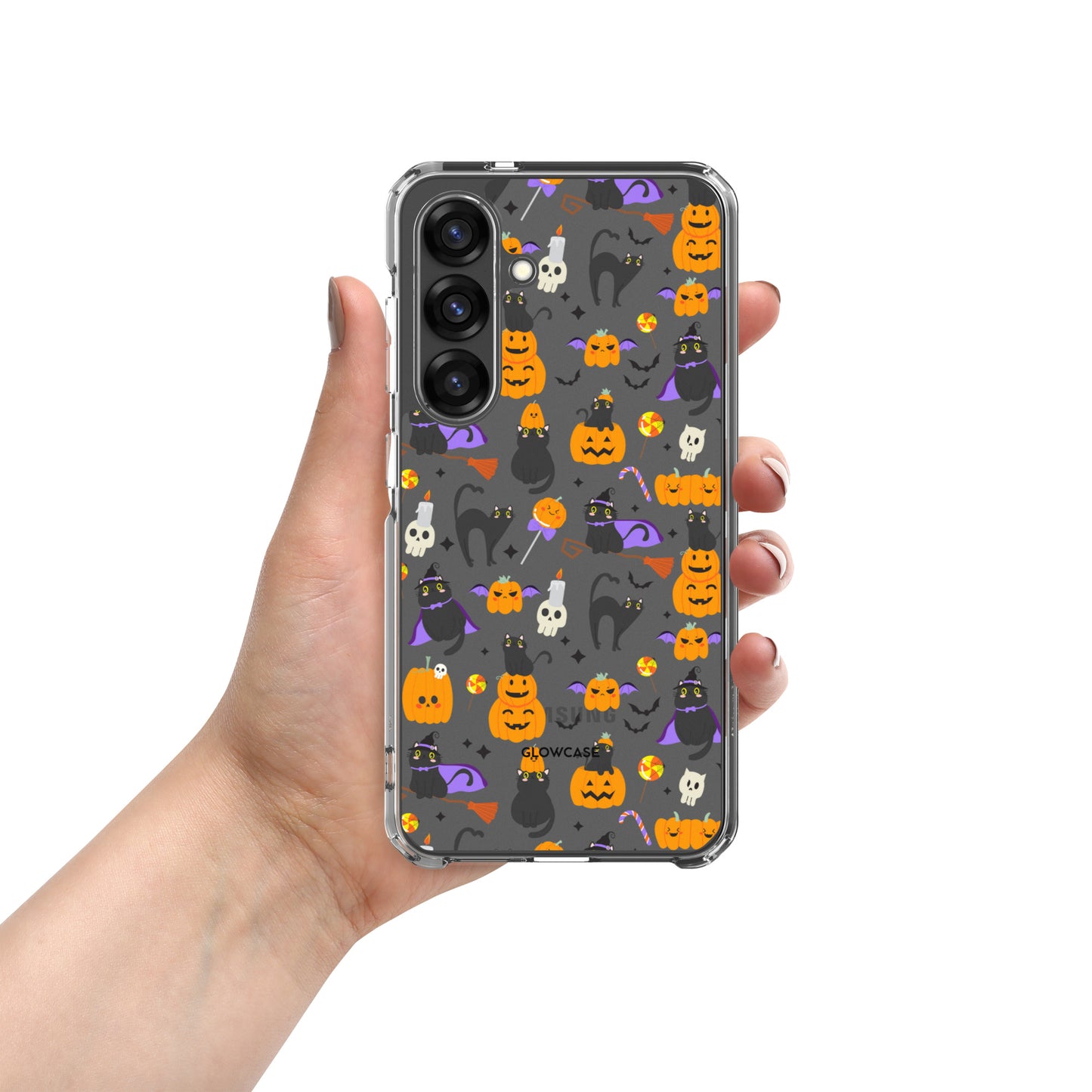 Pumpinks and Black cats Clear Case for Samsung®
