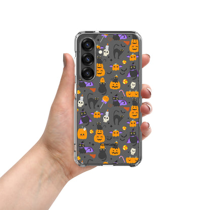 Pumpinks and Black cats Clear Case for Samsung®