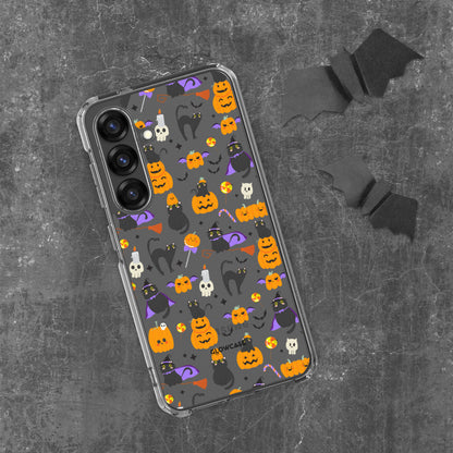 Pumpinks and Black cats Clear Case for Samsung®