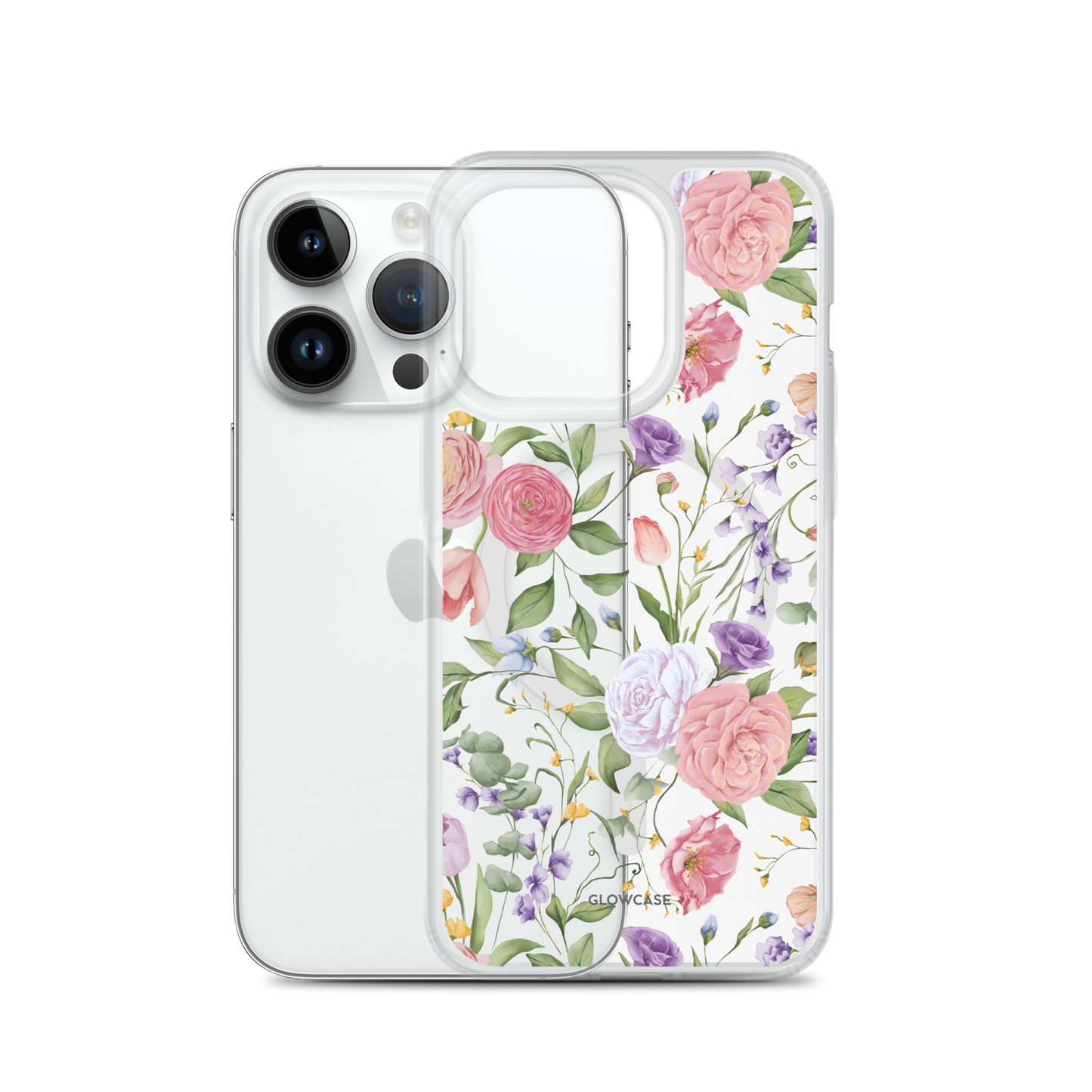 Full Floral MagSafe® clear case