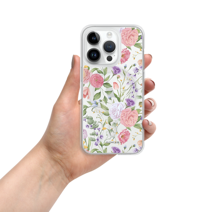 Full Floral MagSafe® clear case