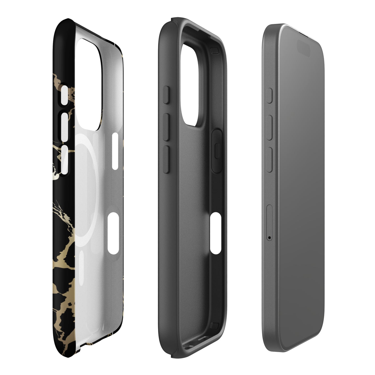 Black Marble iPhone® case MagSafe®