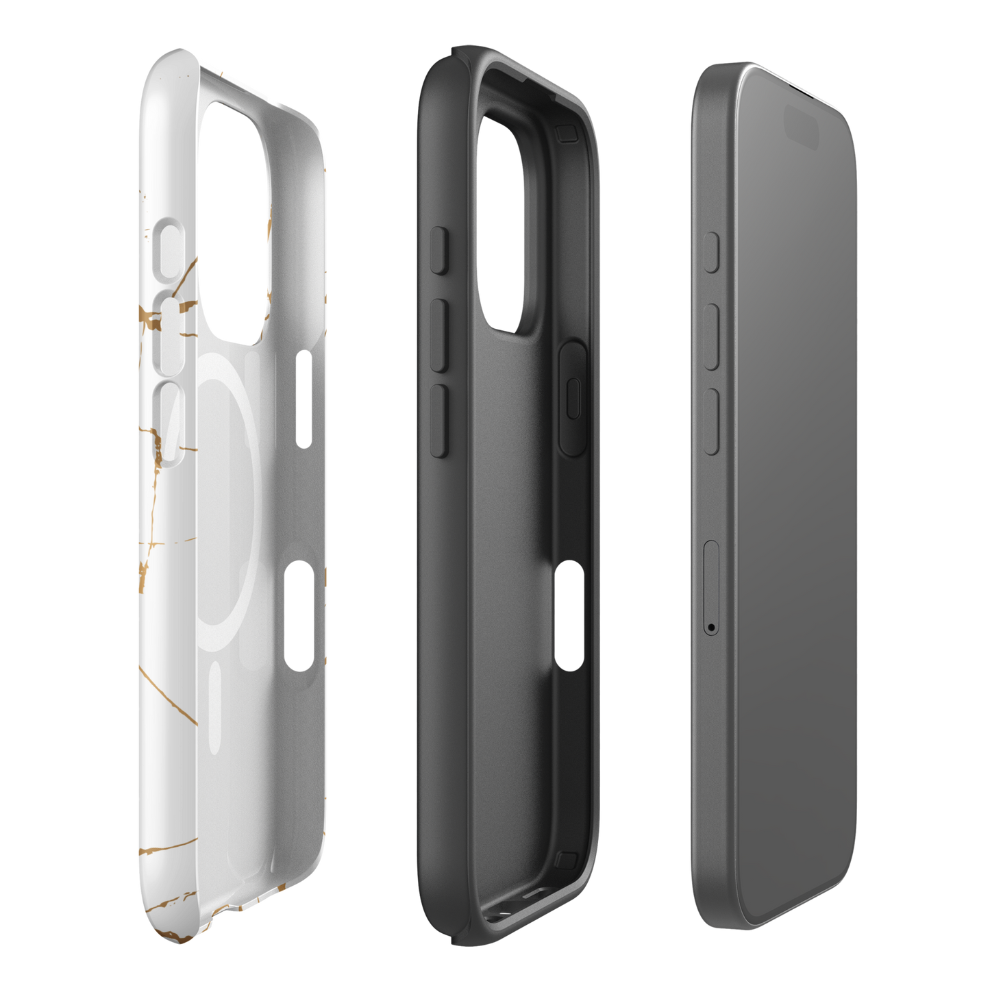 White Marble iPhone® case MagSafe®