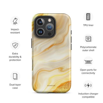 Gold Marble Effect for iPhone®