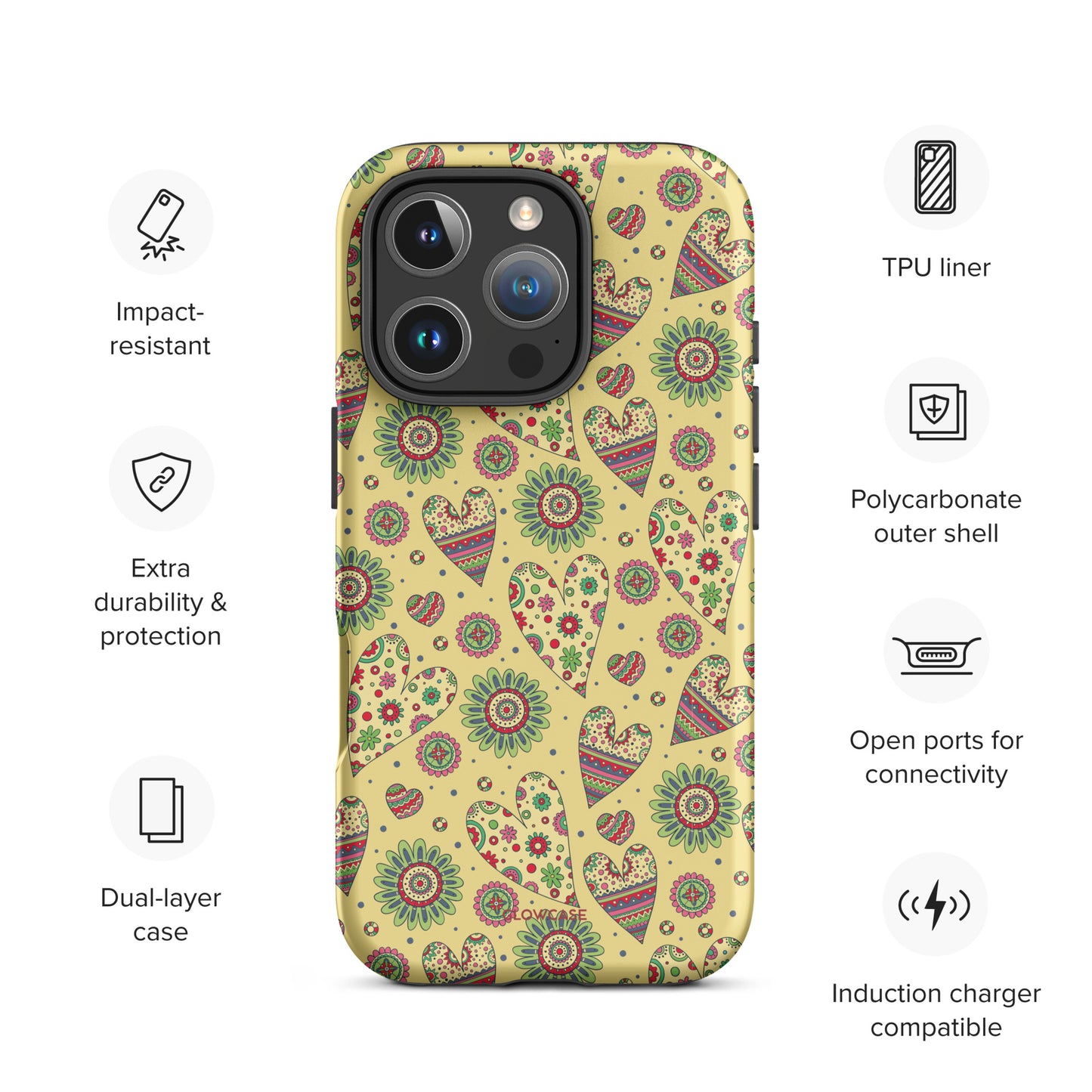 Cute multicolor hearts  iPhone® case