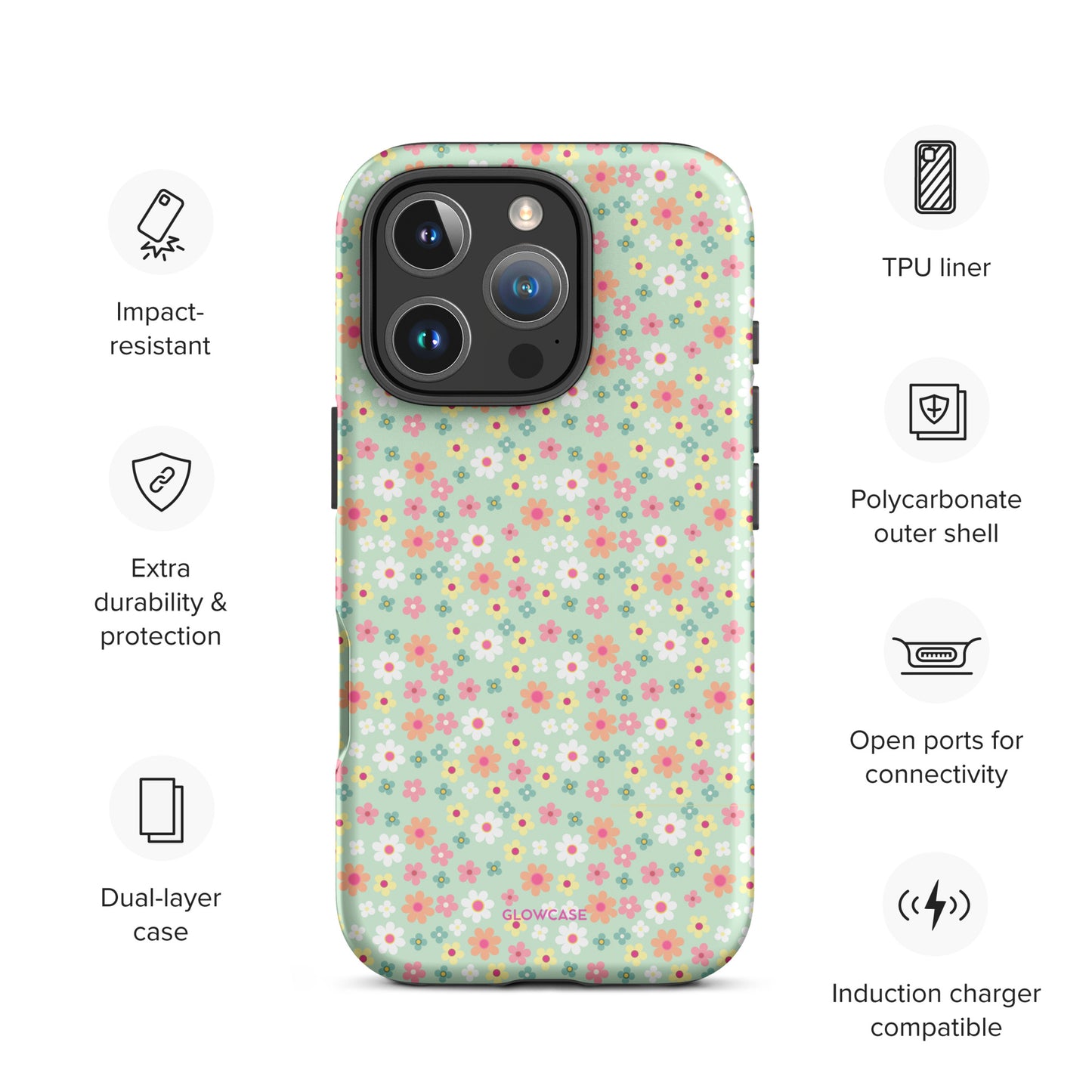 Cute multi mini flowers iPhone® case