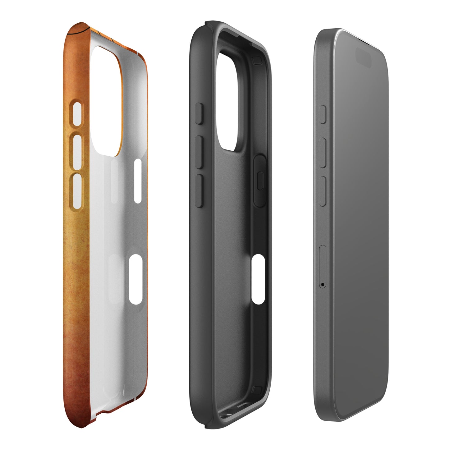 Happy Halloween orange and black iPhone® case