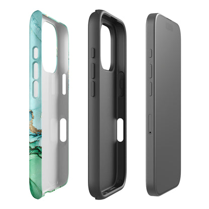 Turquoise Marble Effect iPhone® case