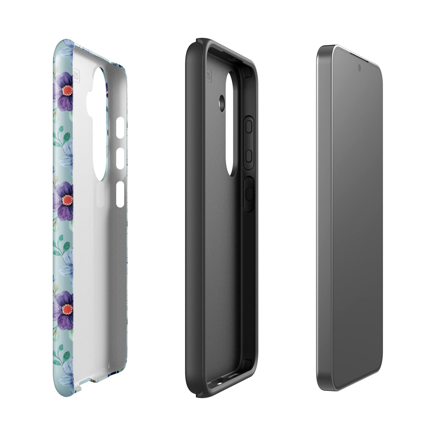 Cute blue flowers Samsung® case