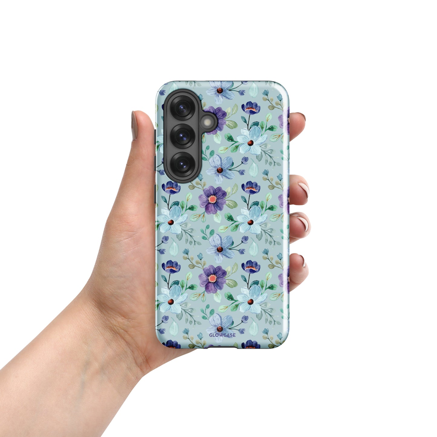 Cute blue flowers Samsung® case