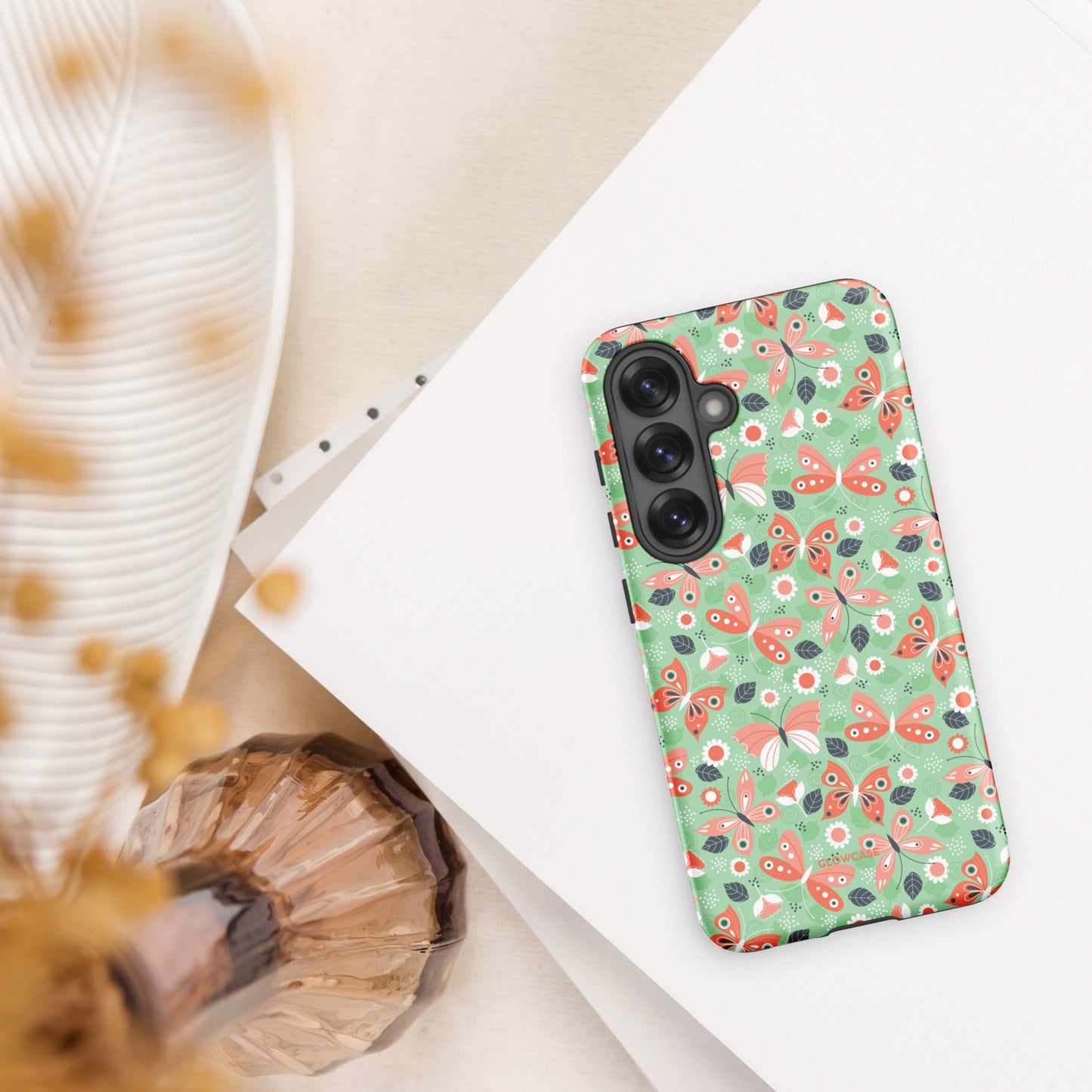 Cute multicolor butterflies Samsung® case