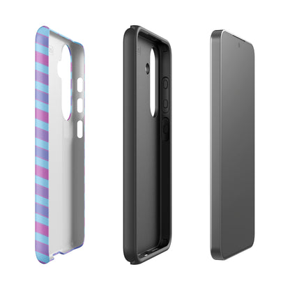 Geometric blue and lilac Samsung® case